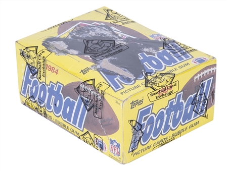 1984 Topps Football Unopened Wax Box (36 Packs) – BBCE Certified
